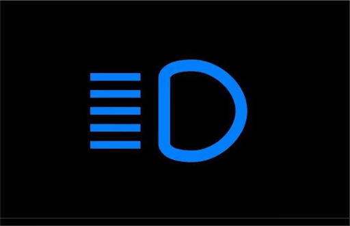 Kontrolka dálková světla